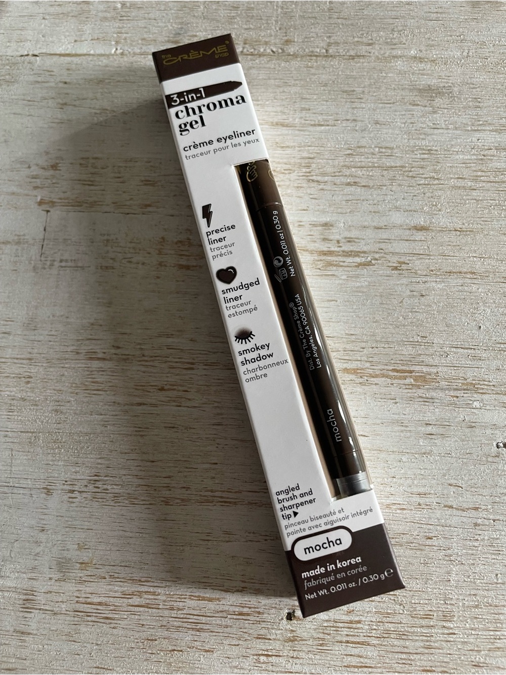 The Crème Shop 3-in-1 Chroma Gel Eyeliner - Mocha